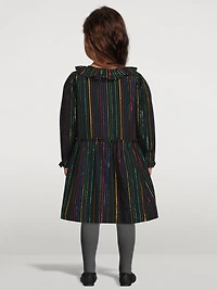 Kids Lurex Stripe Dress