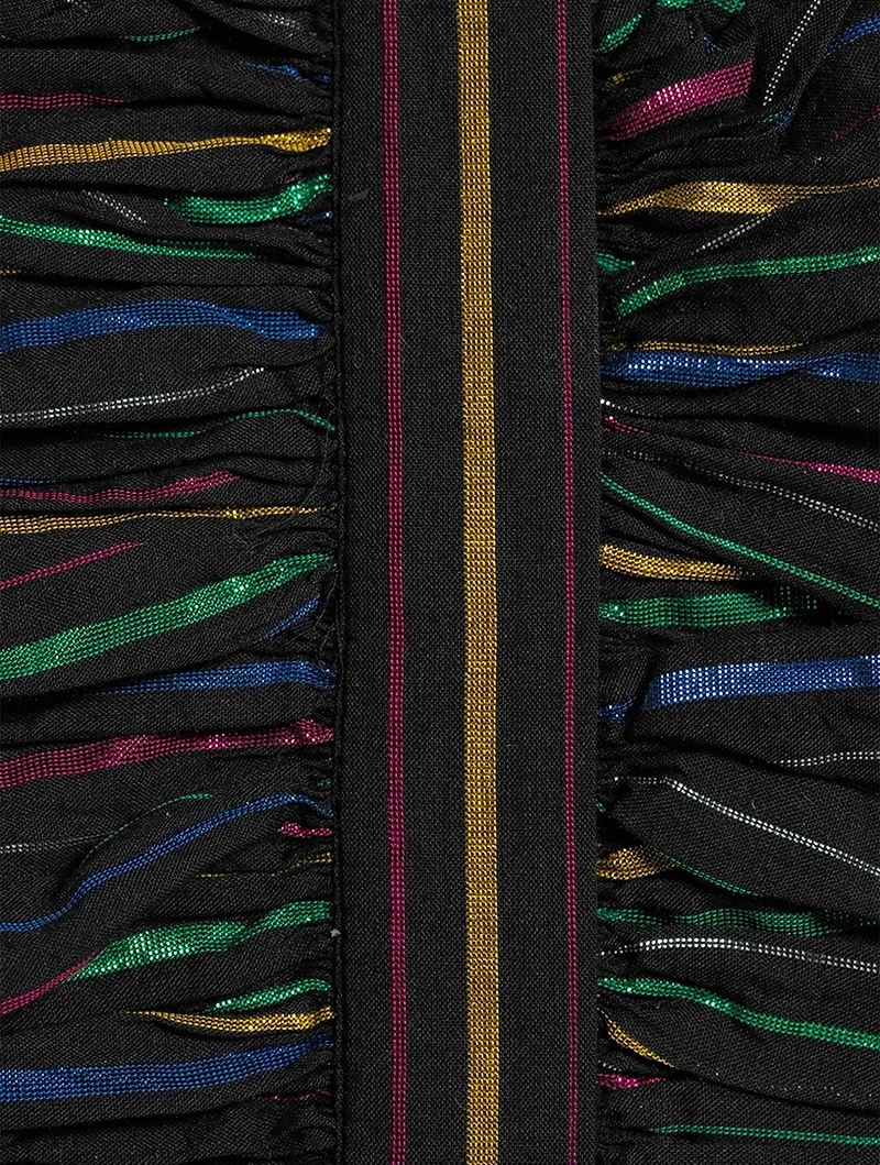 Kids Lurex Stripe Dress