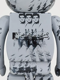 Andy Warhol Elvis Presley 100% & 400% Be@rbrick
