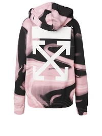 Liquid Melt Arrow Cotton Hoodie