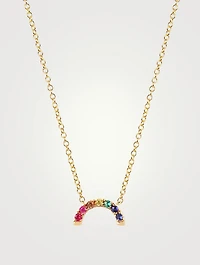 14K Gold Rainbow Necklace