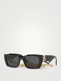 Poppy Rectangular Sunglasses