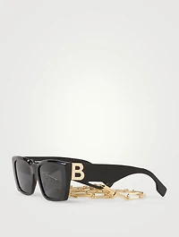 Poppy Rectangular Sunglasses