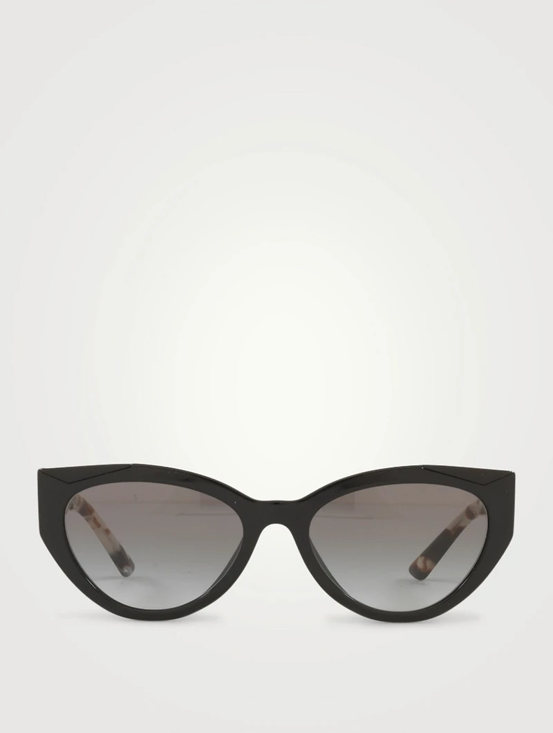 Monochrome Cat Eye Sunglasses