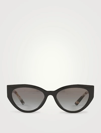 Monochrome Cat Eye Sunglasses