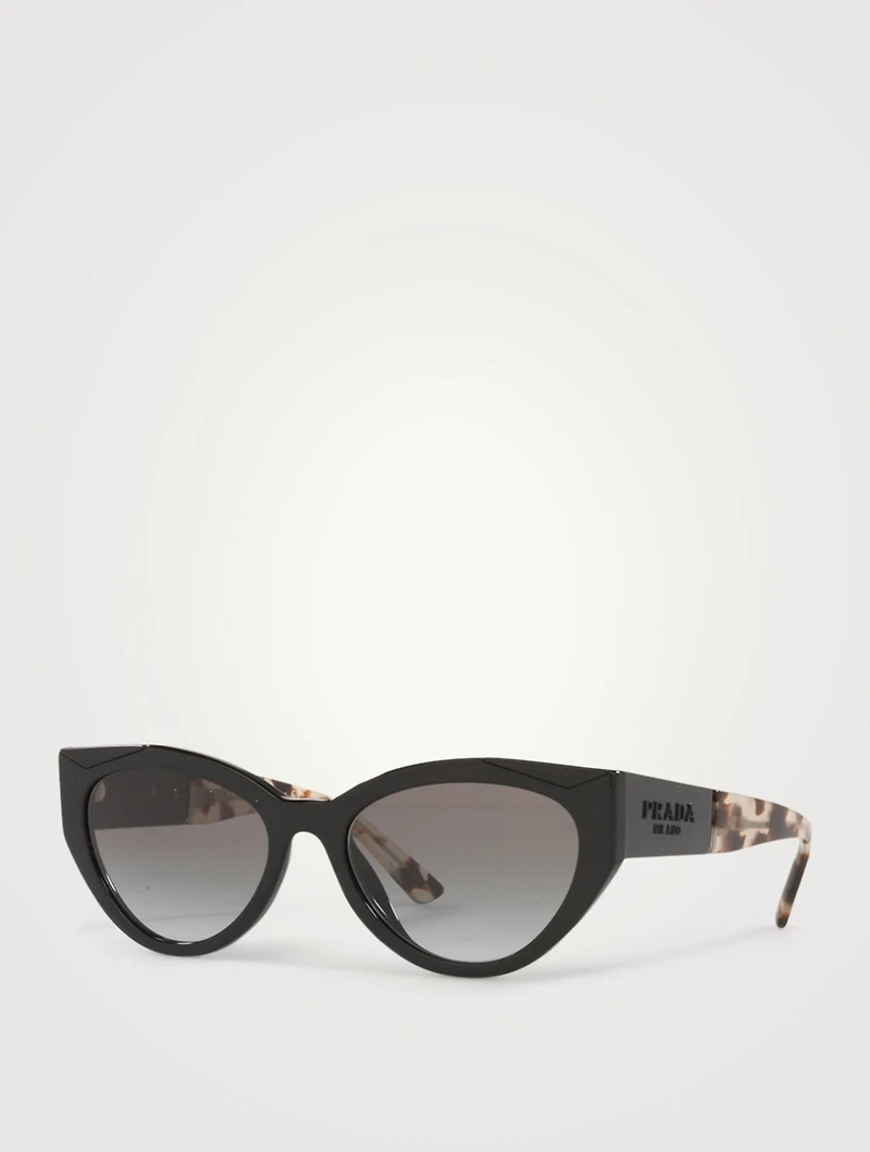 Monochrome Cat Eye Sunglasses