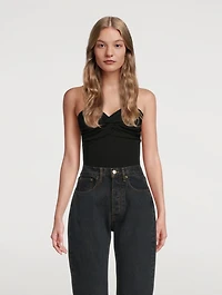 Rib Twist Tube Top