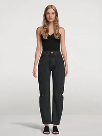 Rib Twist Tube Top