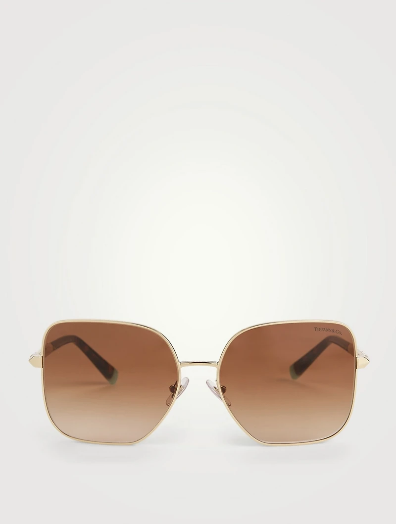 Square Sunglasses With Crystals