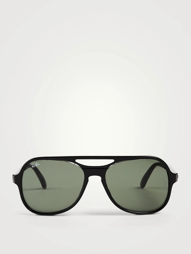 RB4357 Powderhorn Aviator Sunglasses