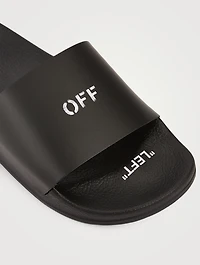 Arrows Logo Slide Sandals