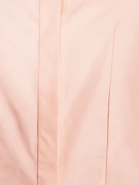 Poplin Cotton Cocoon-Sleeve Shirt