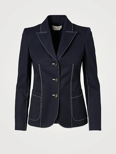 Cotton Gabardine Blazer