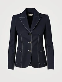 Cotton Gabardine Blazer
