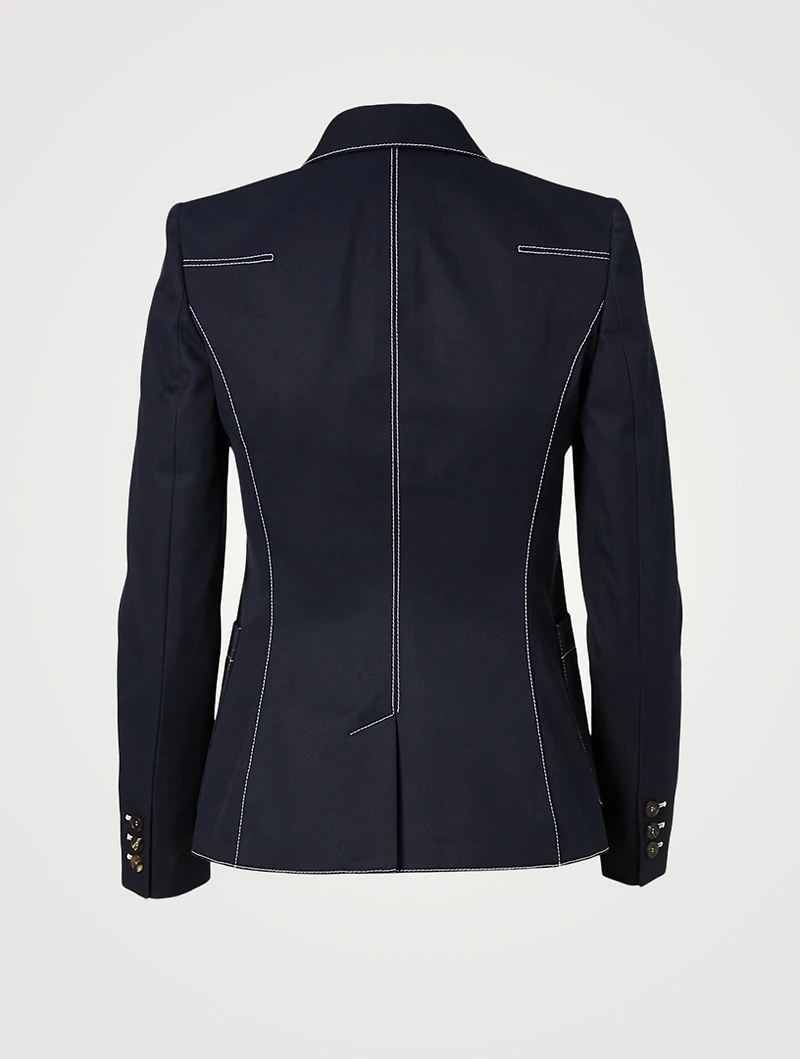 Cotton Gabardine Blazer