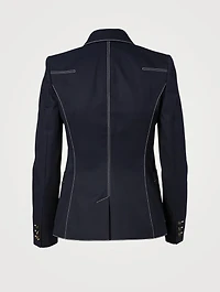 Cotton Gabardine Blazer