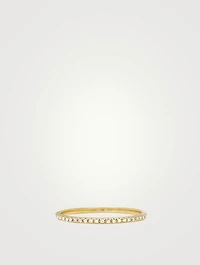 14K Gold Eternity Stacking Ring With Diamonds