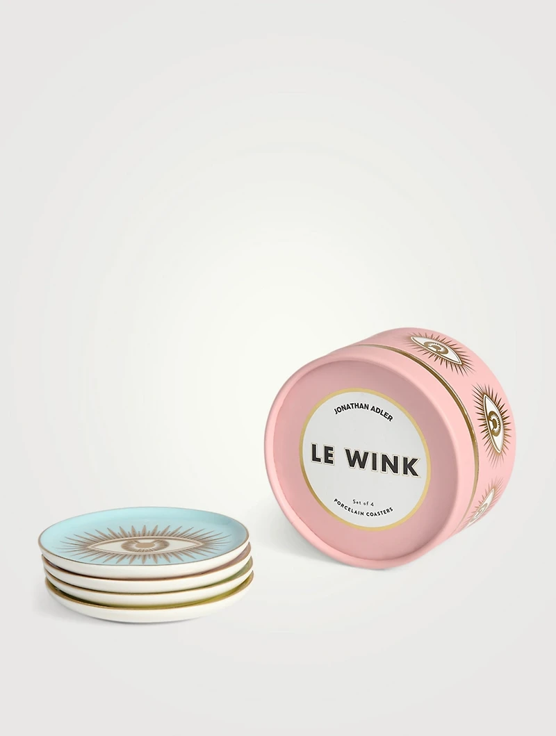 Le Wink Porcelain Coasters