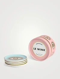 Le Wink Porcelain Coasters