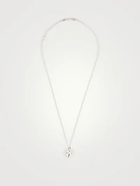 Sterling Silver Mushroom Pendant Necklace