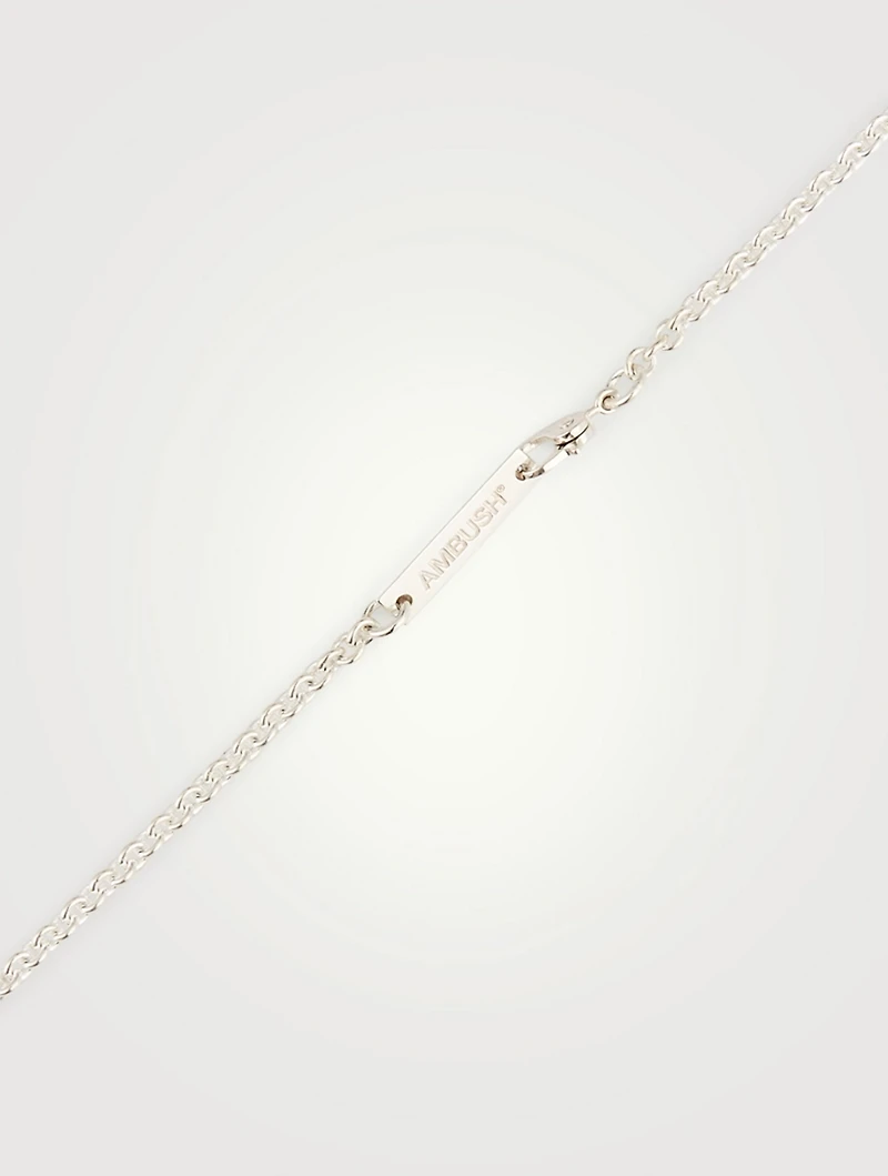 Sterling Silver Mushroom Pendant Necklace