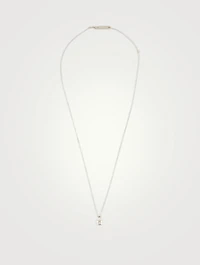 Sterling Silver Padlock Pendant Necklace