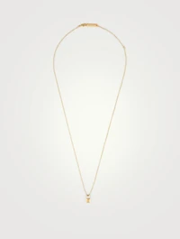 18K Gold Plated Padlock Pendant Necklace