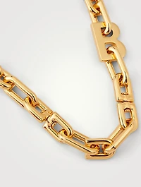 B Chain Thin Necklace
