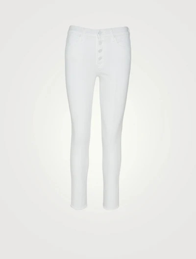 The Pixie Skinny Jeans With Ankle Fray