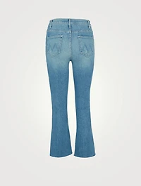 The Hustler High-Waisted Jeans With Ankle Fray