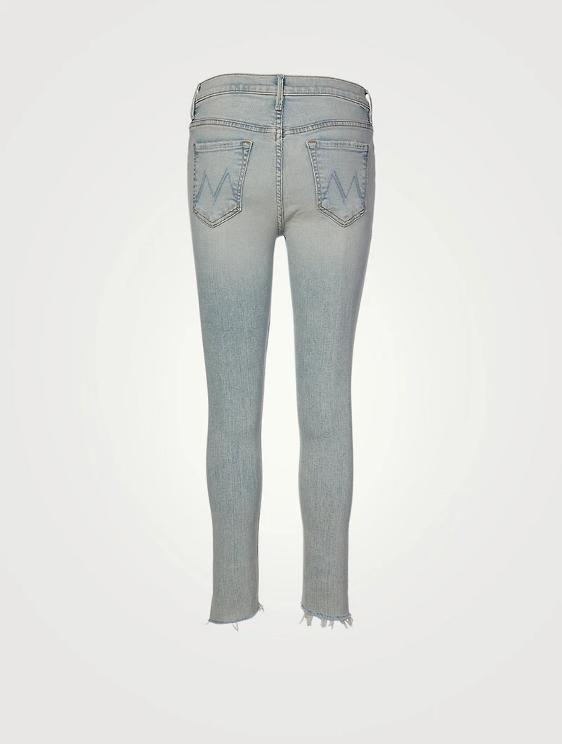 Stunner High-Rise Ankle Jeans With Step Fray
