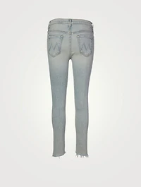 Stunner High-Rise Ankle Jeans With Step Fray