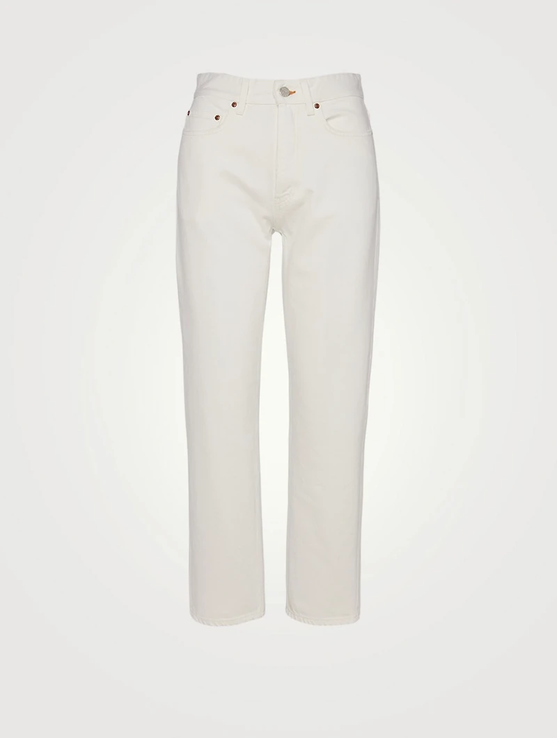 Pearl Organic Cotton High-Waisted Jeans