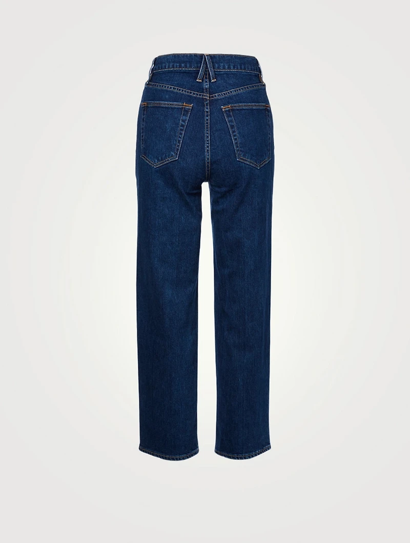 London High-Waisted Crop Jeans