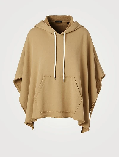 French Terry Hooded Poncho