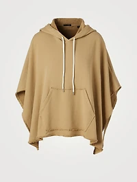 French Terry Hooded Poncho