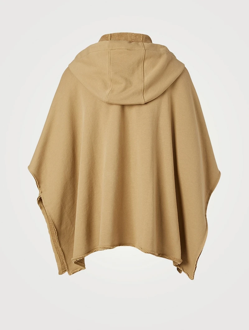 French Terry Hooded Poncho
