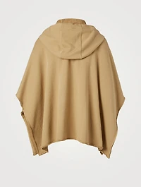 French Terry Hooded Poncho