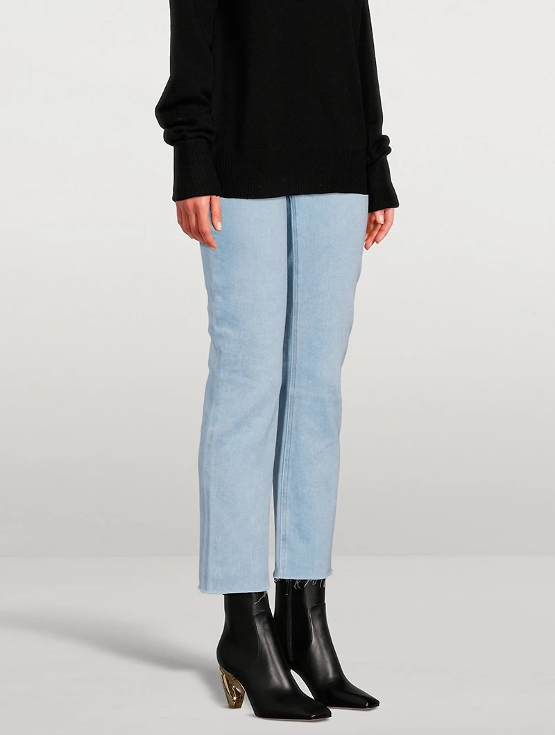 Cindy Straight-Leg High-Waisted Jeans