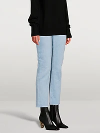 Cindy Straight-Leg High-Waisted Jeans