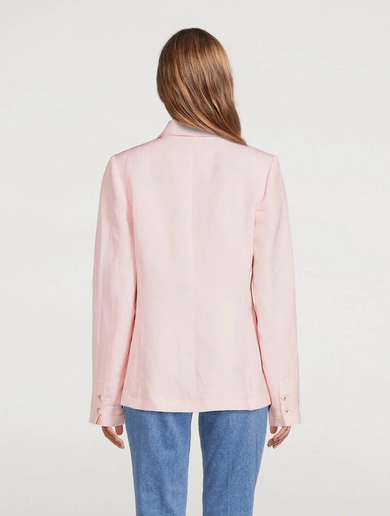 Dawson Linen-Blend Blazer