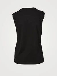 Classic Cotton Jersey Sleeveless T-Shirt