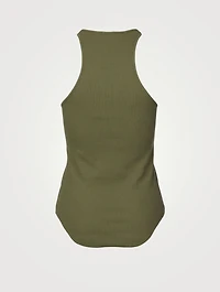 Ribbed Racerback Tank Top