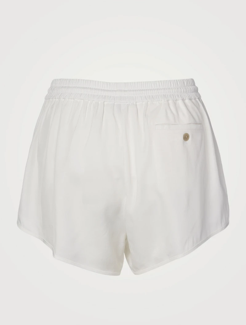 Viscose Twill Shorts