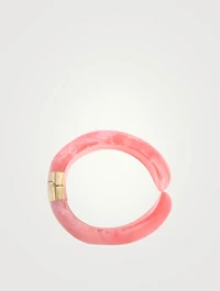 Bold Stone Resin Cuff Bracelet
