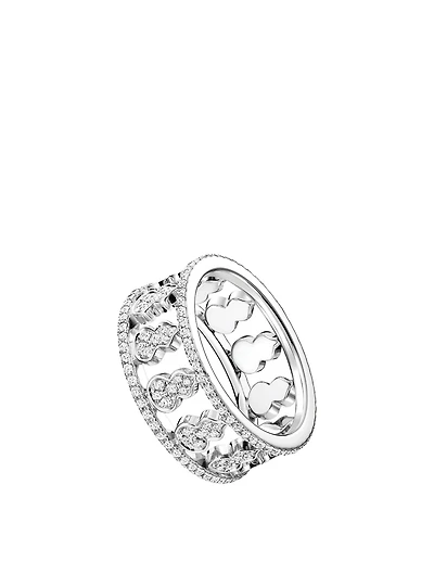 Wulu 18K White Gold Ring With Diamonds