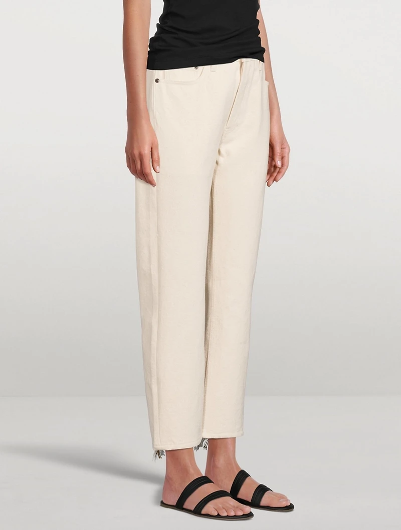 Turkish Towel Tate High-Waisted Straight Jeans