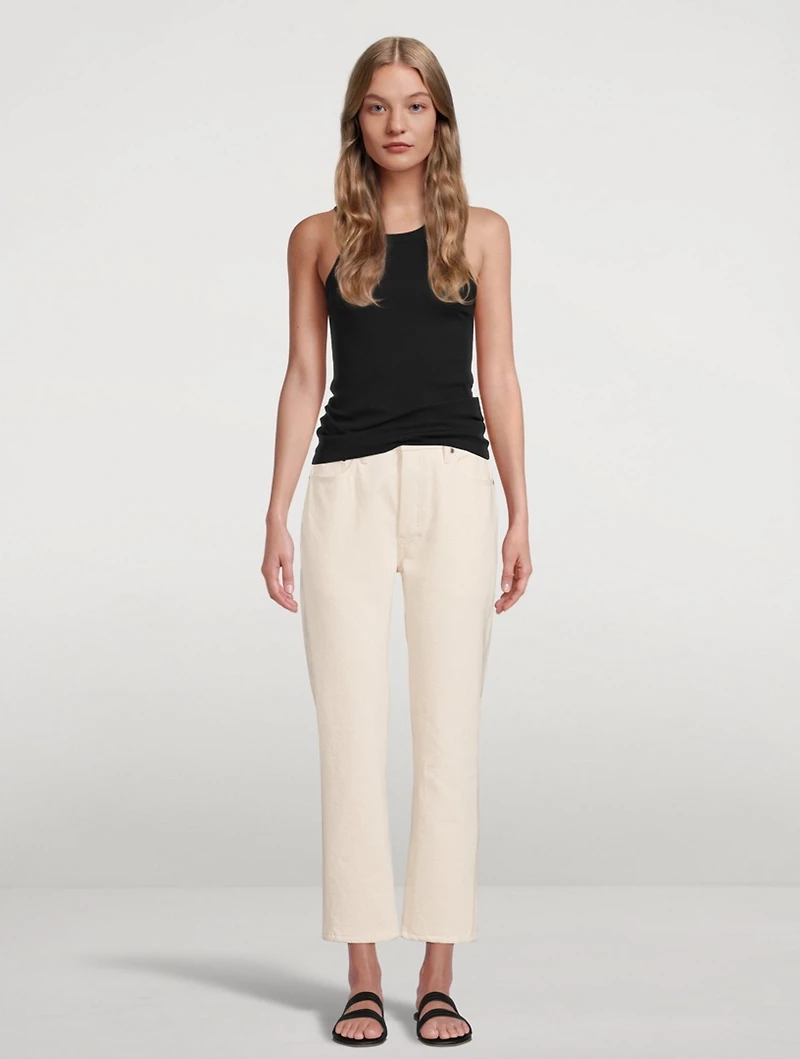 Turkish Towel Tate High-Waisted Straight Jeans