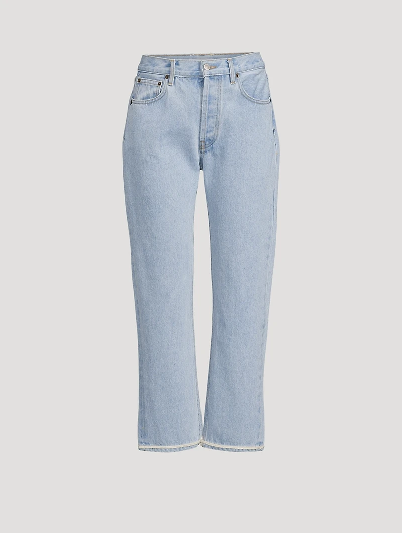 Beach Tate High-Waisted Straight Jeans
