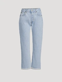 Beach Tate High-Waisted Straight Jeans